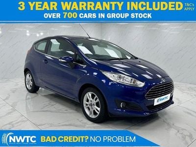 Blue Used 2017 Ford Fiesta Zetec Hatchback | £8,195 (Fair price)