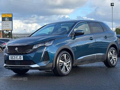 Blue Used 2021 Peugeot 3008 Allure Hatchback | £15,490 (A bit pricey)