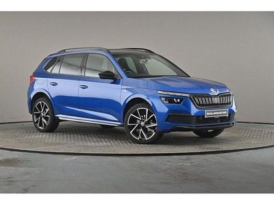 Used Skoda Kamiq Monte Carlo 110 HP (80 kW) 2022 Race blue metallic SUV