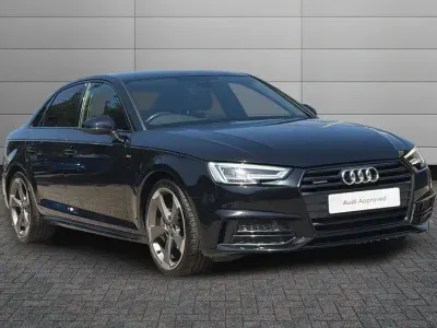 Used Audi A4 Black Edition 190 HP (139 kW) 2018 Mythos black Sedan