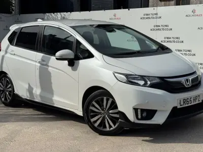 Begagnad Honda Jazz EX 2015 Vit Halvkombi