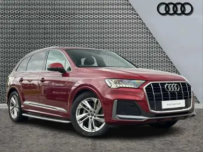 Used Audi Q7 S-Line 281 HP (206 kW) 2023 Red SUV