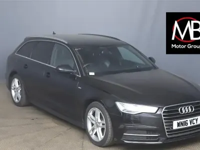 Used Audi A6 S-Line 190 HP (139 kW) 2016 Black Estate