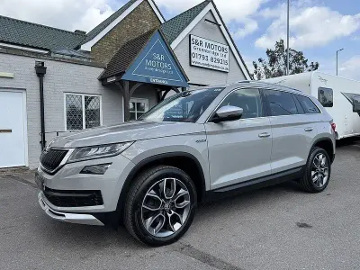 Used Skoda Kodiaq Scout 4x4 150 HP (110 kW) 2018 Grey SUV