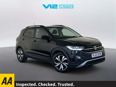Used VW T-Cross Black Edition 95 HP (69 kW) 2022 Black SUV