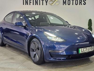 Blue Used 2021 Tesla Model 3 Long Range AWD Sedan | £18,000 (Fair price)