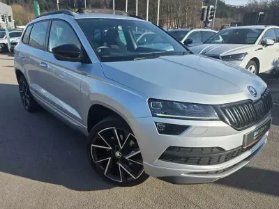 Używany Skoda Karoq SportLine 150 KM (110 kW) 2022 Srebrny SUV