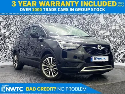 Used Vauxhall Crossland X SRi 83 HP (61 kW) 2020 Black SUV