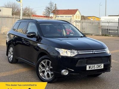 Used Mitsubishi Outlander P-HEV 2015 Black Estate