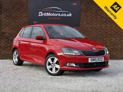 Used Skoda Fabia SE L 90 HP (66 kW) 2015 Red Hatchback