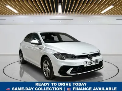 Used VW Polo R-line 95 HP (69 kW) 2024 White Hatchback