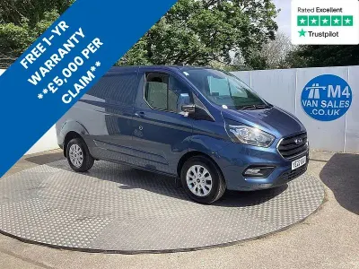 Used Ford Transit Custom Limited 130 HP (95 kW) 2022 Blue Van