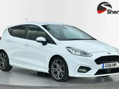 Used Ford Fiesta ST-Line X 125 HP (91 kW) 2018 White Hatchback