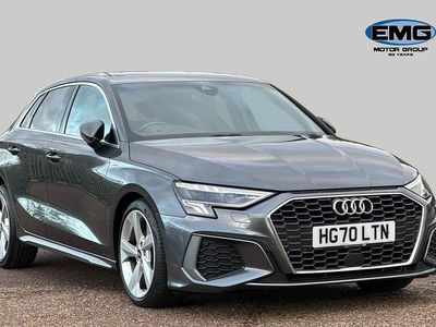 Grey Used 2021 Audi A3 Sportback S-Line Hatchback | £17,695 (Fair price)