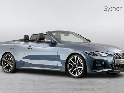 Used BMW 420 M Sport 181 HP (133 kW) 2021 Blue Cabriolet