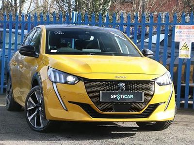 Used Peugeot e-208 GTi 100 kW (136 HP) 2021 Yellow Hatchback