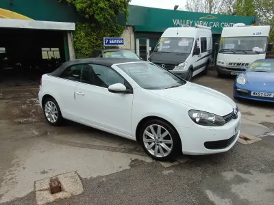 Used VW Golf SE 105 HP (77 kW) 2011 White Cabriolet