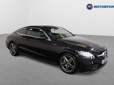 Used Mercedes C300 AMG line 2019 Black Coupe