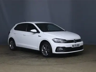 Używany VW Polo R-line 115 KM (84 kW) 2020 Biały Hatchback