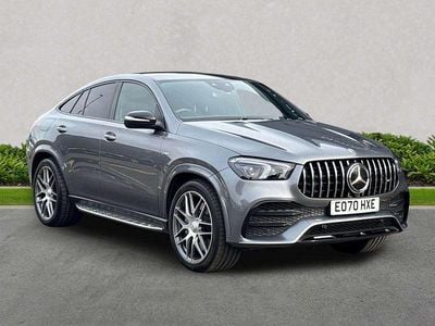 Begagnad Mercedes GLE53 AMG Premium Plus 2020 Grå Sportkupé