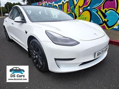 Used Tesla Model 3 Long Range AWD 268 kW (365 HP) 2021 White Sedan
