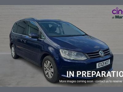 Used VW Sharan SE 147 HP (108 kW) 2021 Blue MPV