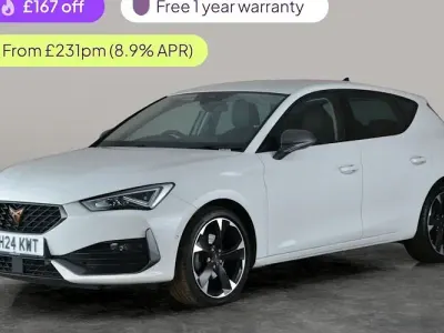 Used Cupra Leon 150 HP (110 kW) 2023 White Hatchback