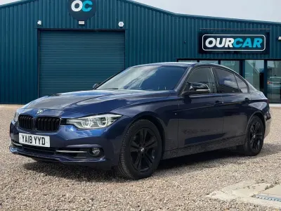 Second-hand BMW 318 Sport Line 136 CP (100 kW) 2018 Albastru Berlinǎ