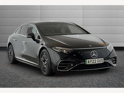 Grey Used 2022 Mercedes EQS450+ AMG line Sedan | £36,695 (Fair price)