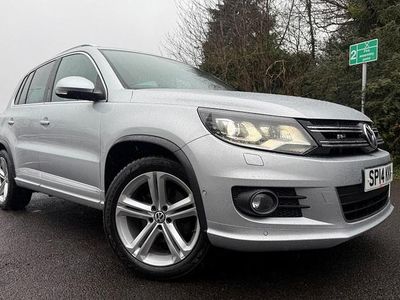 Used VW Tiguan R-line 177 HP (130 kW) 2014 Silver SUV