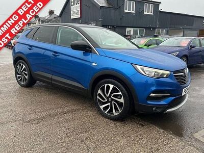 Used Vauxhall Grandland X Elite 130 HP (95 kW) 2018 Blue SUV