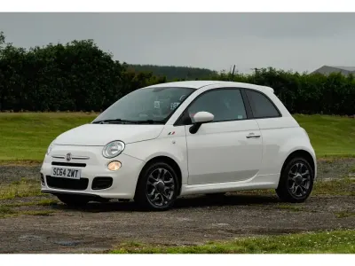 Used Fiat 500 S 69 HP (50 kW) 2014 White Hatchback