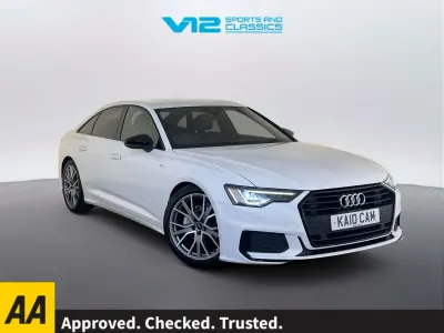 Begagnad Audi A6 Black Edition 204 HK (150 kW) 2019 Vit Sedan