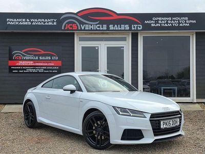 Begagnad Audi TT S-Line 184 HK (135 kW) 2015 Vit Sportkupé