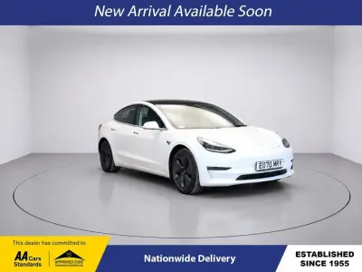 Used Tesla Model 3 Long Range AWD 366 kW (498 HP) 2020 White Sedan