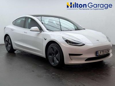 Used Tesla Model 3 Standard Range 366 kW (498 HP) 2020 White Sedan