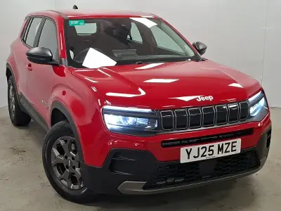 Used Jeep Avenger Longitude 100 HP (73 kW) 2025 Red SUV