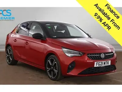 Used Vauxhall Corsa Elite 100 HP (73 kW) 2021 Red Hatchback