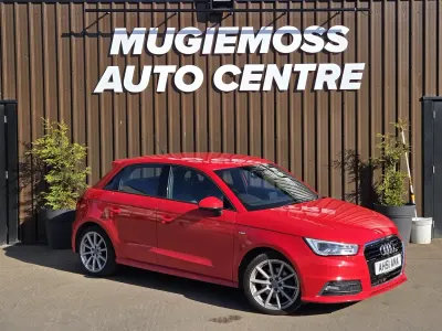 Used Audi A1 S-Line 116 HP (85 kW) 2015 Red Hatchback