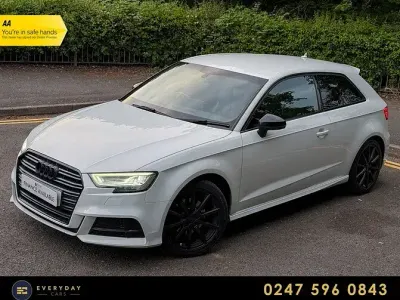 Used Audi A3 Black Edition 150 HP (110 kW) 2017 White Hatchback