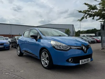 Used Renault Clio Dynamique 90 HP (66 kW) 2014 Blue Hatchback