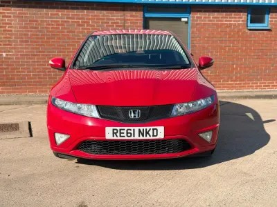 Begagnad Honda Civic SI 2011 Röd Halvkombi