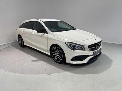 Used Mercedes CLA200 AMG line 2018 White Estate