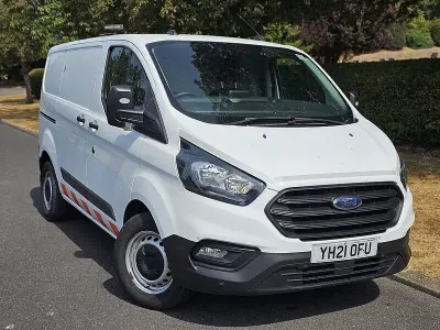 Used Ford Transit Custom 2021 Frozen white (solid paint) Van
