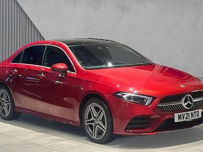 Red Used 2021 Mercedes A250 AMG Line Premium Plus Sedan | £20,680 (Fair price)