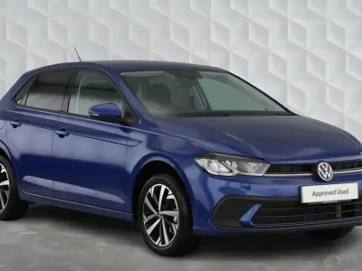 Used VW Polo Match 95 HP (69 kW) 2025 Blue Hatchback