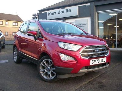Used Ford Ecosport Titanium 125 HP (91 kW) 2020 Red SUV