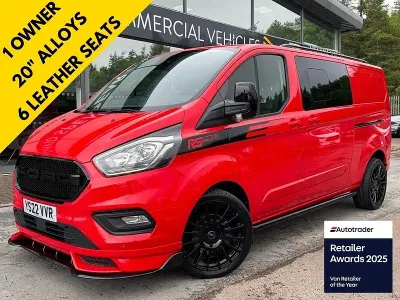 Used Ford Transit Custom Limited 130 HP (95 kW) 2022 Red Van
