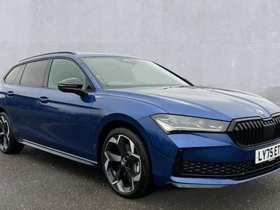 Used Skoda Superb SportLine 204 HP (150 kW) 2025 Cobalt blue metallic Estate