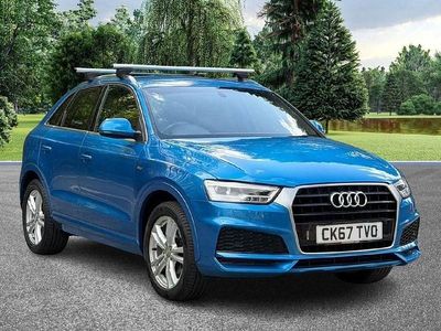 Begagnad Audi Q3 S-Line 150 HK (110 kW) 2017 Blå SUV